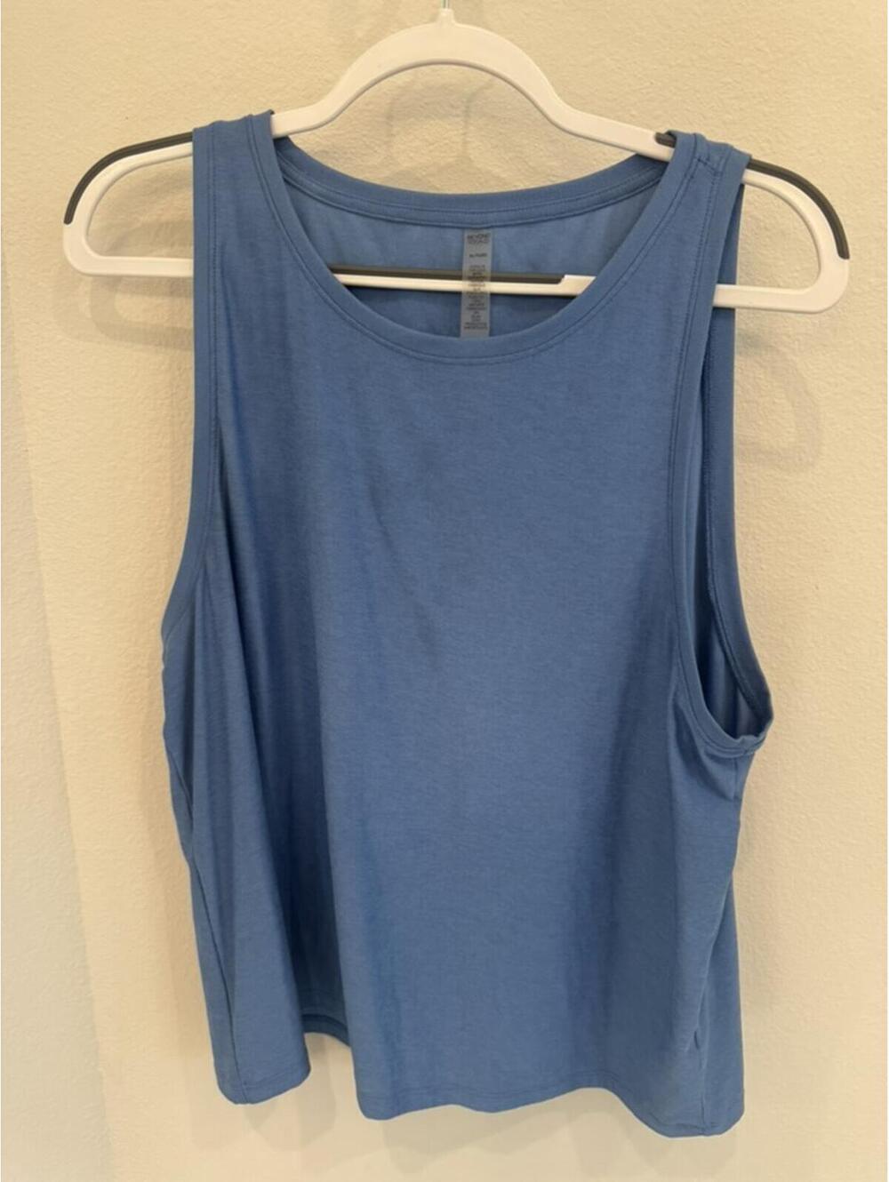 Beyond Yoga Women's Blue Sleeveless Tank Top XL